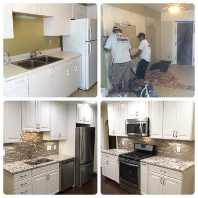 Kitchen Renovation for Maryland Live! Casino's June Home Makeover Giveaway winner.