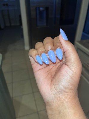 Acrylic refill short almond