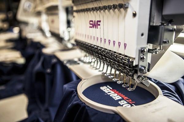 Embroidery, custom, garment decorating, polo shirts, american apparel