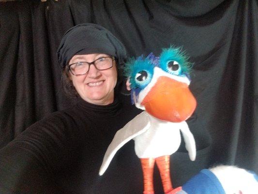 I am also a puppeteer. This is Bird That Wants to Fly 2020. Thank you RACC!