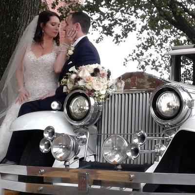 Wedding Photo of 1927 Rolls Royce