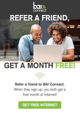 Get One Month Free or 1 Free Install.