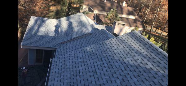 New completed roof