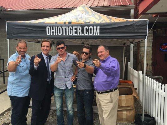 The Dyer, Garofalo, Mann, & Schultz tent in Dayton