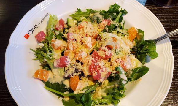 Tuna and Salmon Salad