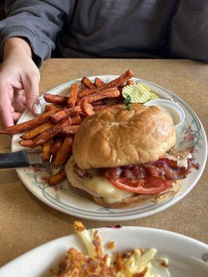 Chicken Breast Burger Style Sandwich