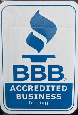 We are a BBB accredited business