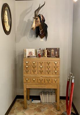 Antelope Boleyn hanging next to portrait of Anne Boleyn.