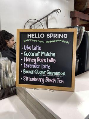 Spring Drinks - May 2024