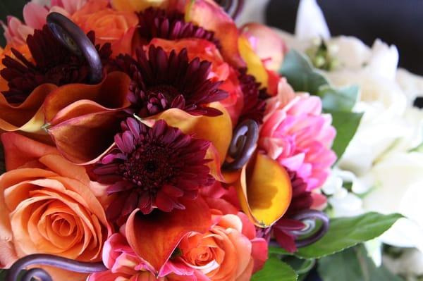 Bridal Bouquet! The BM flowers were similar, except all white. In my opinion, Robin did an amazing job!