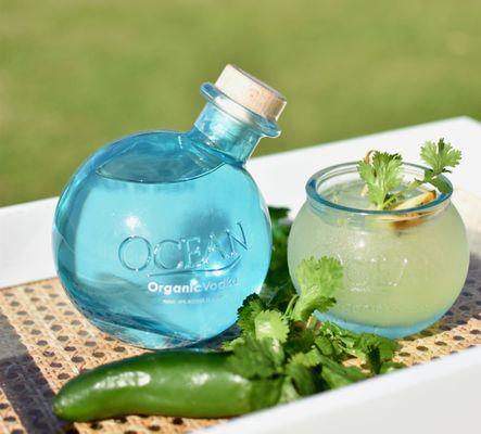 Ocean Organic Vodka, Tahitian lime, housemade cilantro jalapeño syrup, pineapple