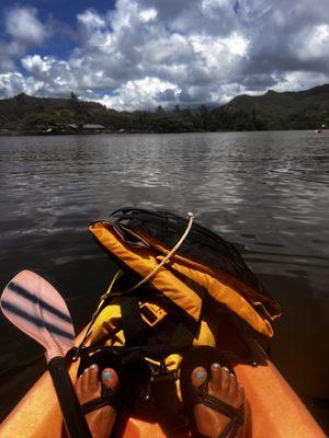 Kayaking on the Wailua River