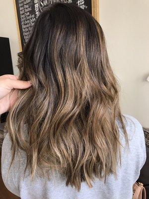 Soft balayage .