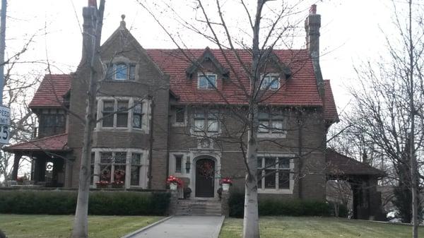 Install Gutters and Downspouts and collector boxes on the home