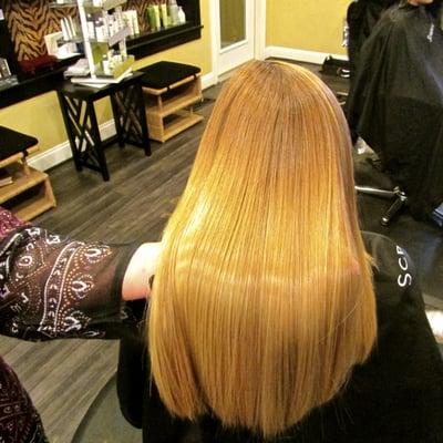 Keratin smoothing treatments banish frizz!