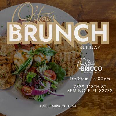 Brunch every sunday