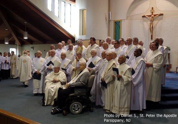 Jubilee Celebration for permanent Deacons Diocese of Paterson, group photo