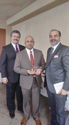 Office award to top agent