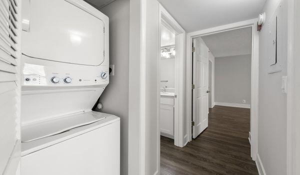 Your new apartment features in-unit laundry