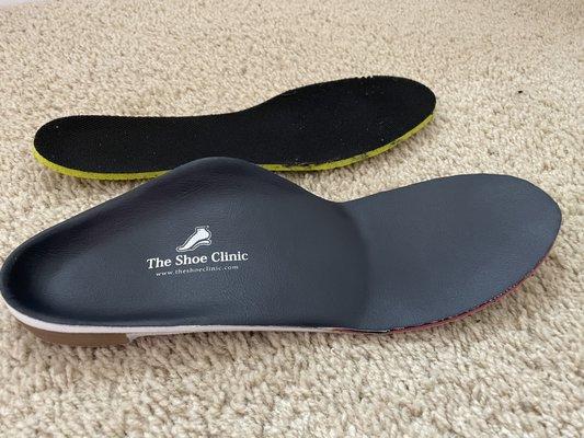 Custom insoles from the Shoe Clinic