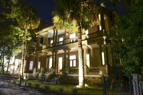 Beautiful view of this Historic manor house overlooking the Intercoastal waterway, located in the center of downtown Beaufort, SC.