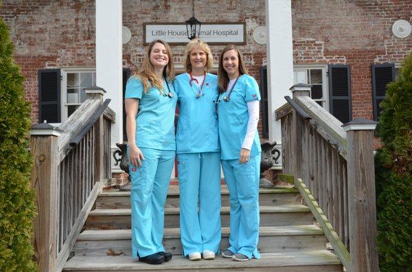 Dr.'s Allison Pace, Kathleen Kunkel, and Kristen Frevert are caring, compassionate veterinarians who offer the best healthcare for your pet.