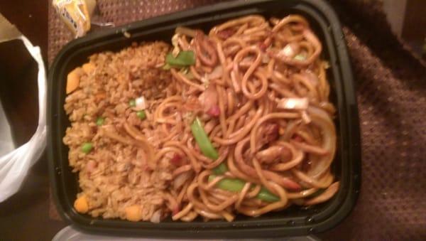 Pork lo mein