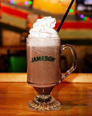 Boozy hot chocolate