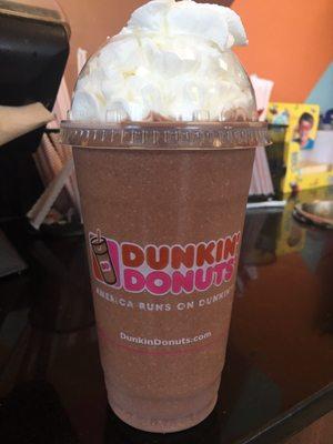 frozen hot chocolate!