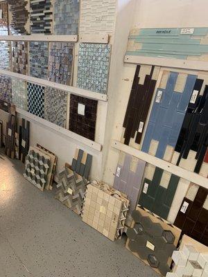 Selection of tile