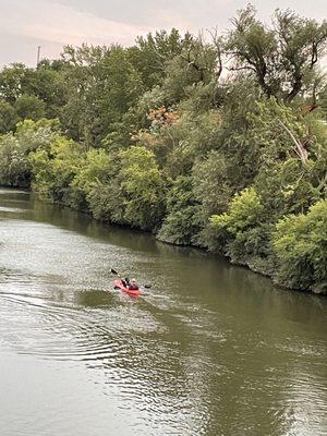 Easy river ride!