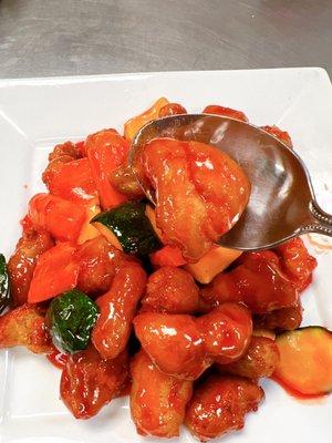 Sweet and sour chicken