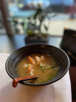 Seafood miso soup