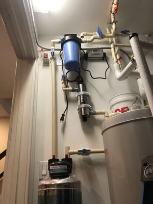 Water filtration system almost complete