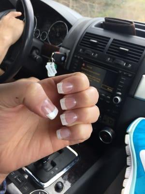 Full set French manicure