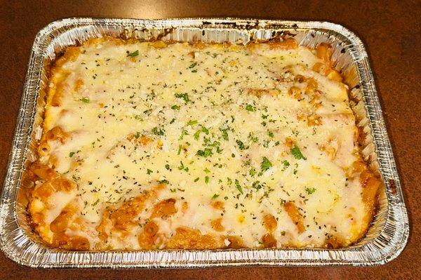 Catering- 1/2 tray (7-9 people) baked ziti.