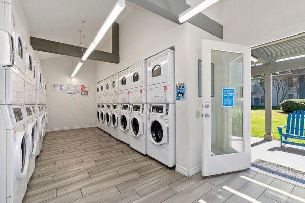 Newly renovated laundry facility