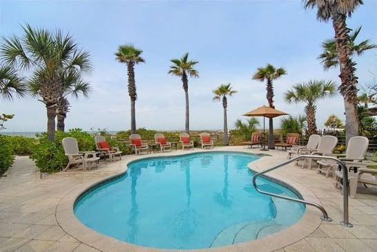 Beachfront Pool at 810 Gulfside