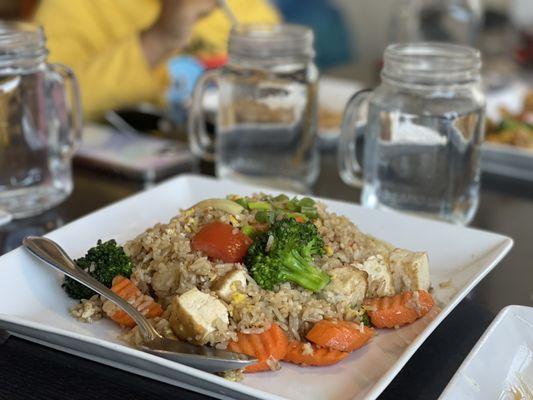 Thai fried rice tofu