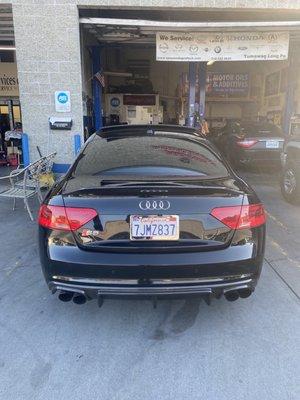 Rear diffuser install and detail