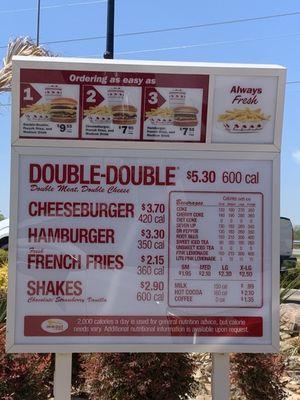 Drive-Thru Menu