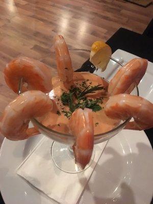 Shrimp cocktail.