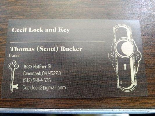 Cecil Lock and Key