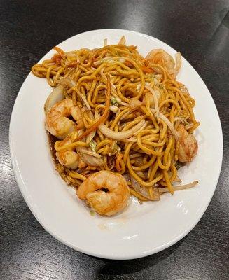 Classic Cantonese Lo Mein - Shrimp