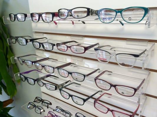 Modern Optical frames, covered by all insurances.