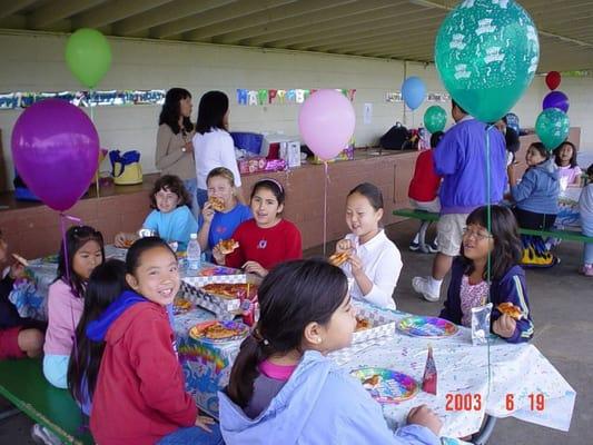 2004 picture. Everything still looks the same. This is the picnic area