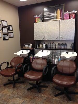 Enjoy a deep conditioning treatment at our salon!