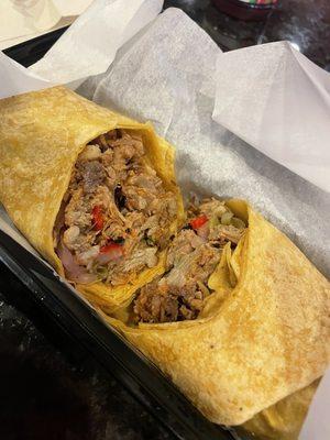 Brisket wrap