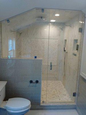 Frameless Shower Enclosure