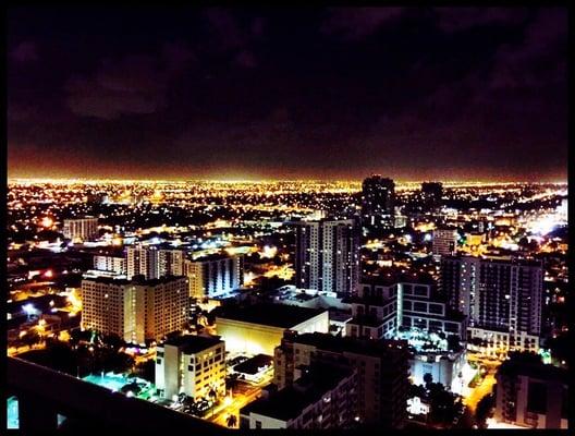 360 degree view of Miami.. Back view